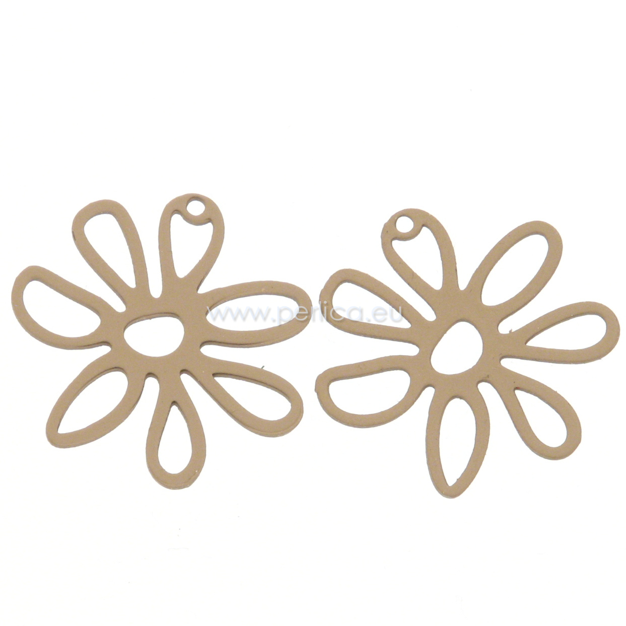 Privjesak / konektor cvijet, vel: 22,5x23,5x1 mm 2 kom, MD14