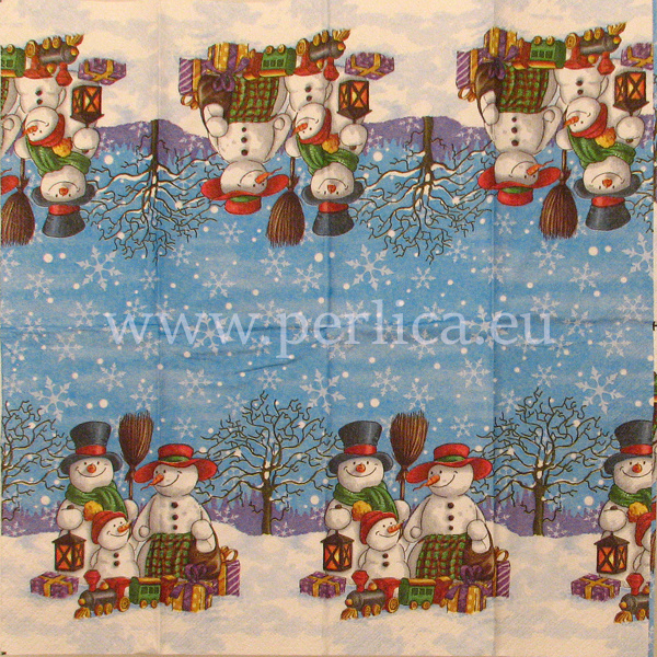 Pap.maramice Snowman Family 5 S1