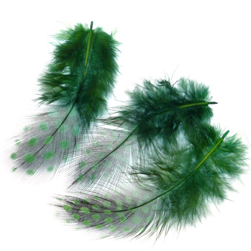Perje dot 5-10 cm, 10 kom, zeleno