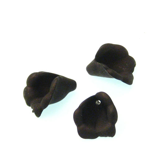Perlica cvijet 9x9 mm, 30 kom, frosted, Pl12