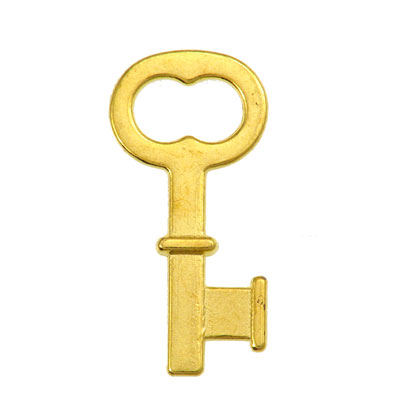 Privjesak ključ 25x12mm 4 kom G5