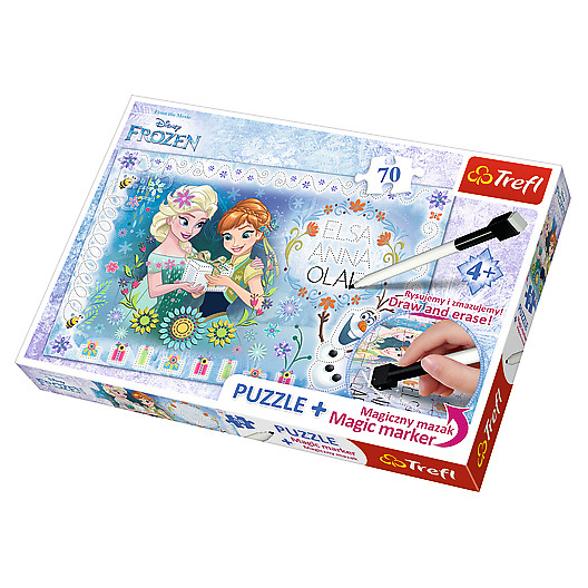 Puzzle Frozen "Anna's Birthday" Magic marker