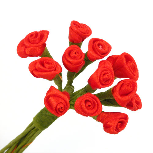 Cvijetici saten 12 kom 15 mm