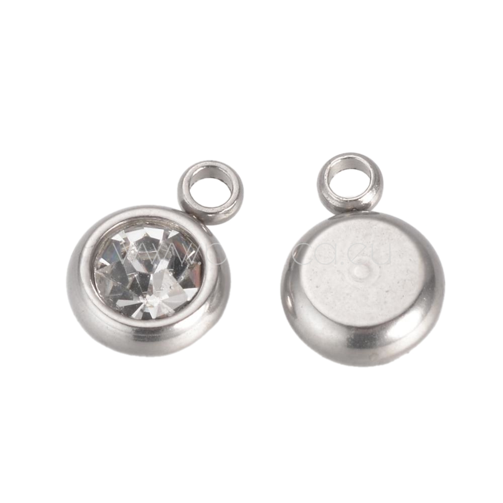 Privjesak SS304 8,5x5,5x3 mm, 2 kom,SS10