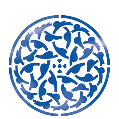 Šablona Kružni ornament 10x10 cm