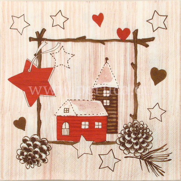 Salveta Decors on Light Wooden Board  ZI15