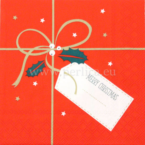 Salveta "Christmas gift red" BM2