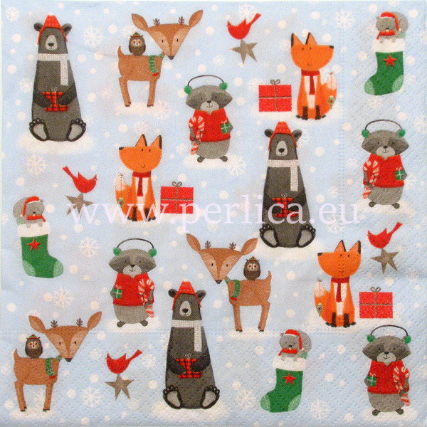 Salveta "Animals in the Snow" ZI18
