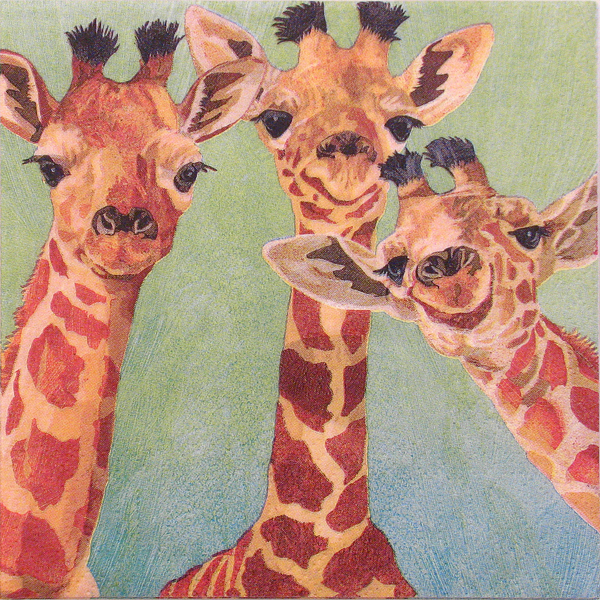 Salveta "Giraffe Amigos" R18
