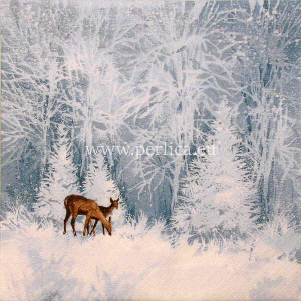 Salveta "Soft wood with Dear" BZJ3