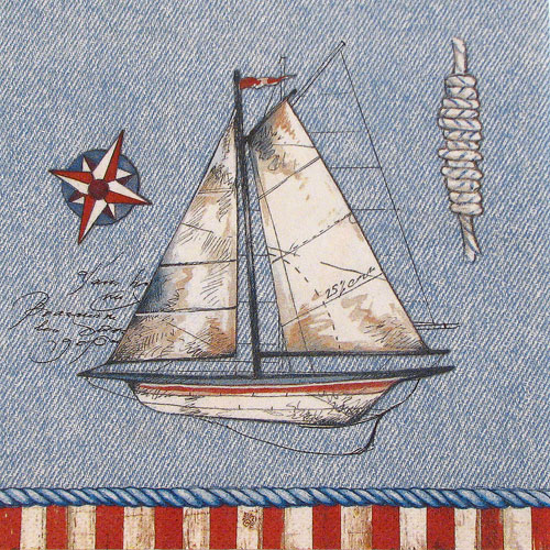 Salveta "Starboard blue" MO10