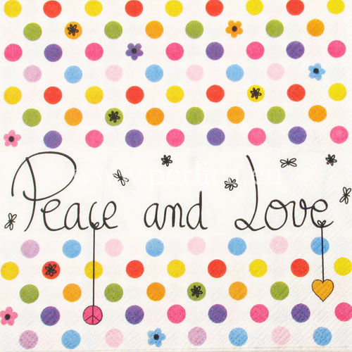Salveta "Peace and love"" LN7