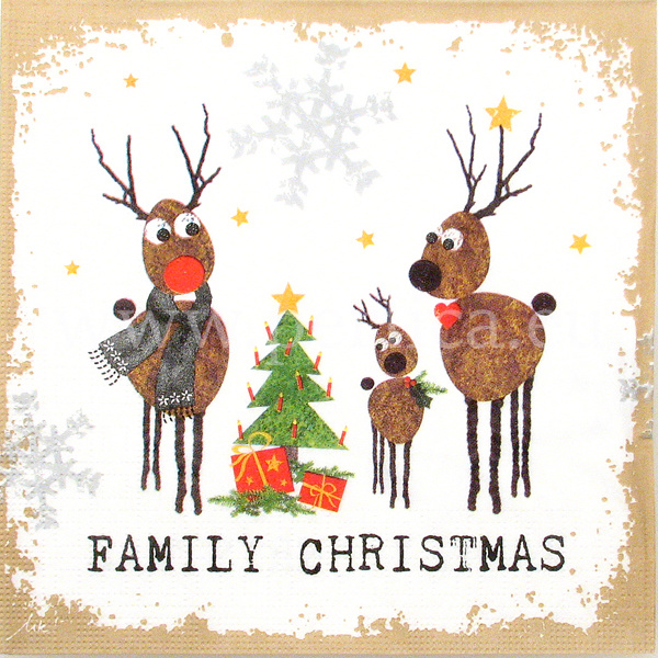 Salveta "Family Christmas" BZJ3