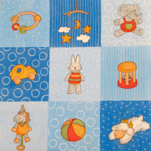 Salveta Babies toys, blue D13