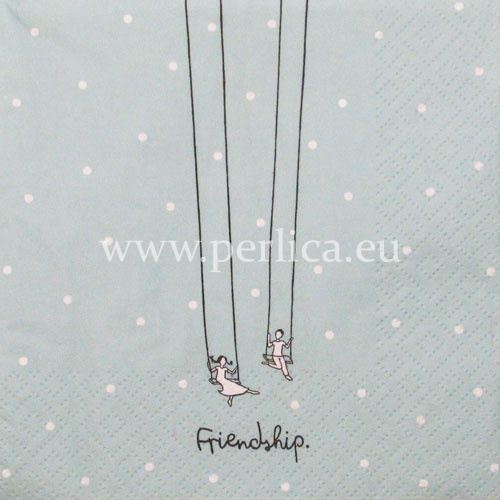 Salveta "Friendship blue" LN5
