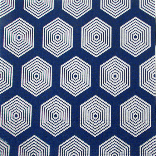 Salveta "Polygon blue" G33