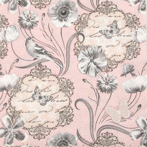 Salveta "Retro garden rose" G32