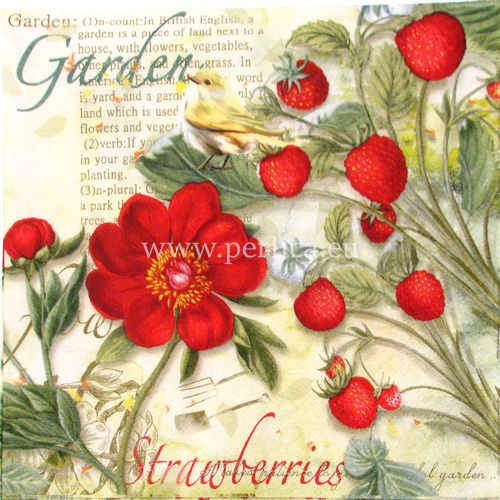 Salveta "Strawberry garden" VP7
