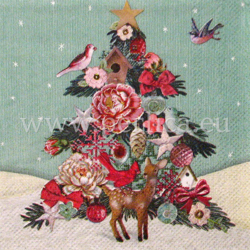 Salveta "Fabric tree" BZ9