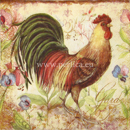 Salveta "Proud Rooster"PT16