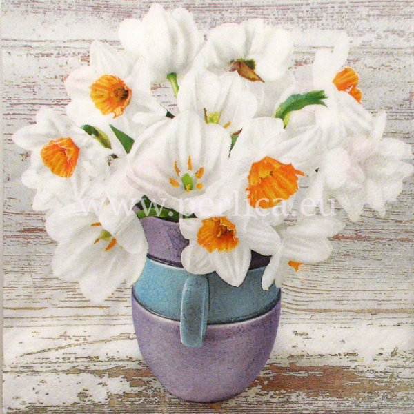 Salveta "Cup full of Daffodils"  C19