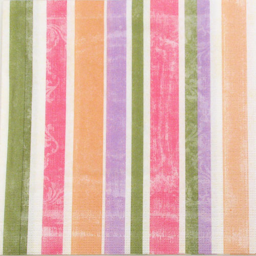 Salveta Linen stripes blush G19