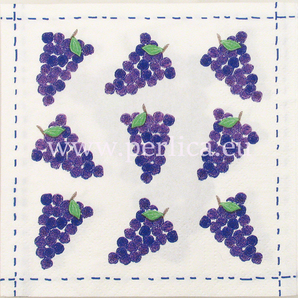 Salveta "Fashion Grapes purple" VP25