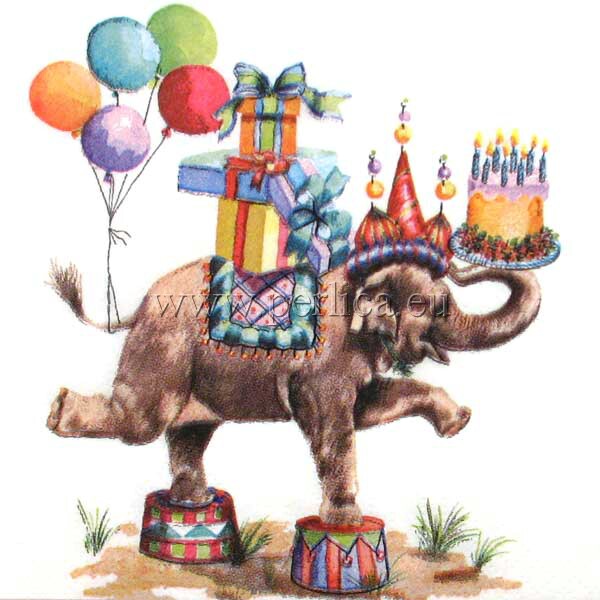 Salveta Jumbo Birthday  D9
