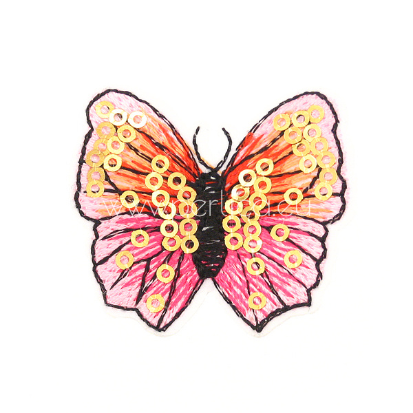 Tekstilna zakrpa Leptir 4,4x3,9 cm, ZK12