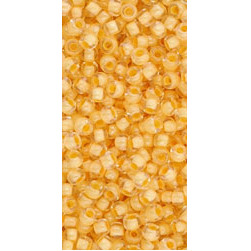 Toho 11/0 Ins.ColCrystal Butter Lined 10 gr