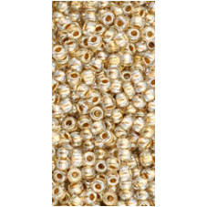 TOHO 11/0 Gold-Lined  Crystal
