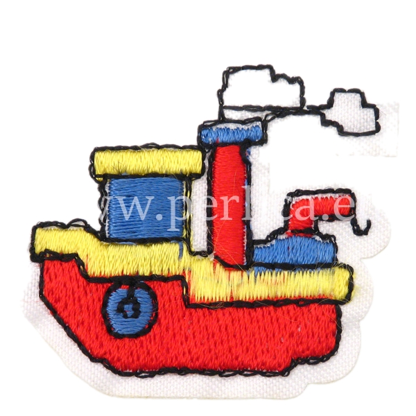 Tekstilna zakrpa Brod 4 x 4 cm, ZK3