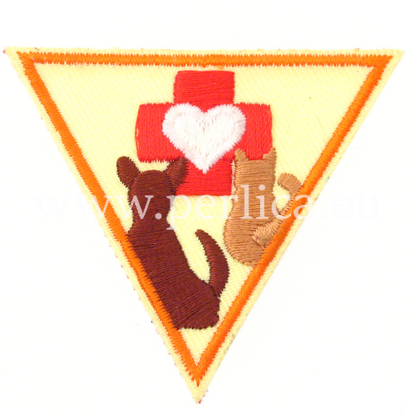 Tekstilna zakrpa Dog and Cats5x5,5 cm ZK4