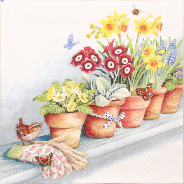 Salveta "Windowsill with Flower Pots" SU23
