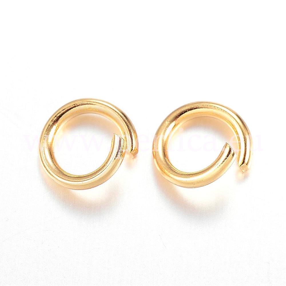 Alka SS304 6x1mm, pozlata, 10 kom,SS6