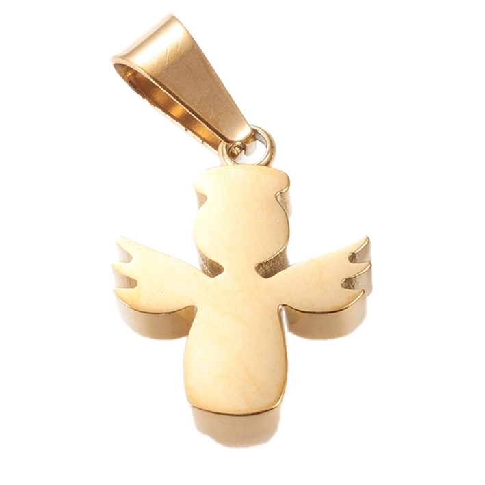 Privjesak Anđeo SS304  vel.16x13x3.5mm rupa: 3x7mm, SS60