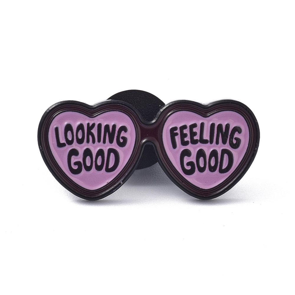 Broš Looking Good- Feeling Good vel 13x29x2 mm, iglica 1,2 mm  MD61