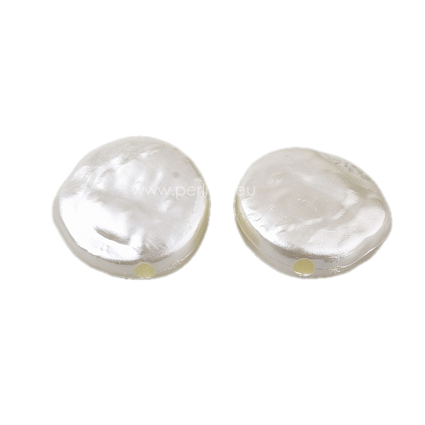 Akrilna ABS perlica, imitacija bisera, 14,5x14,5x5,5 mm, 12 kom,  PL7