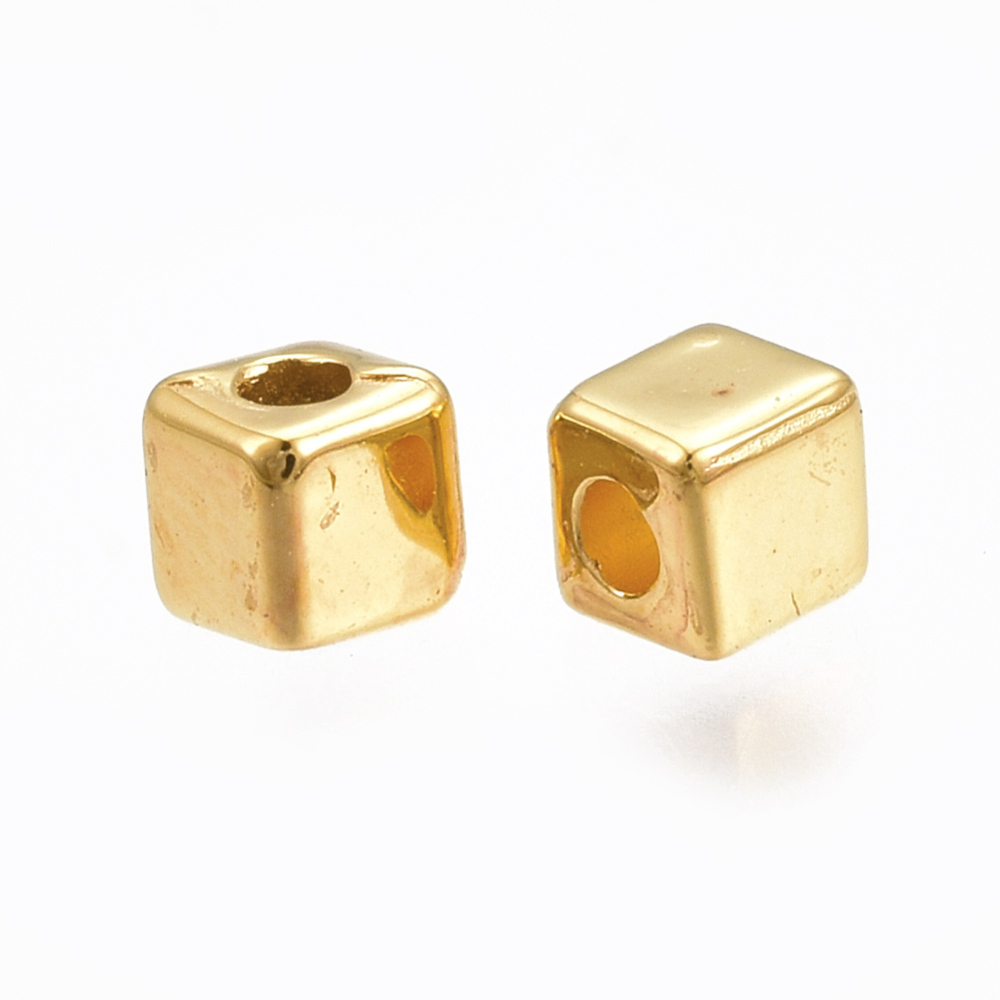 Perlica 3x3 mm 150 kom, pozlaćena, CCB4