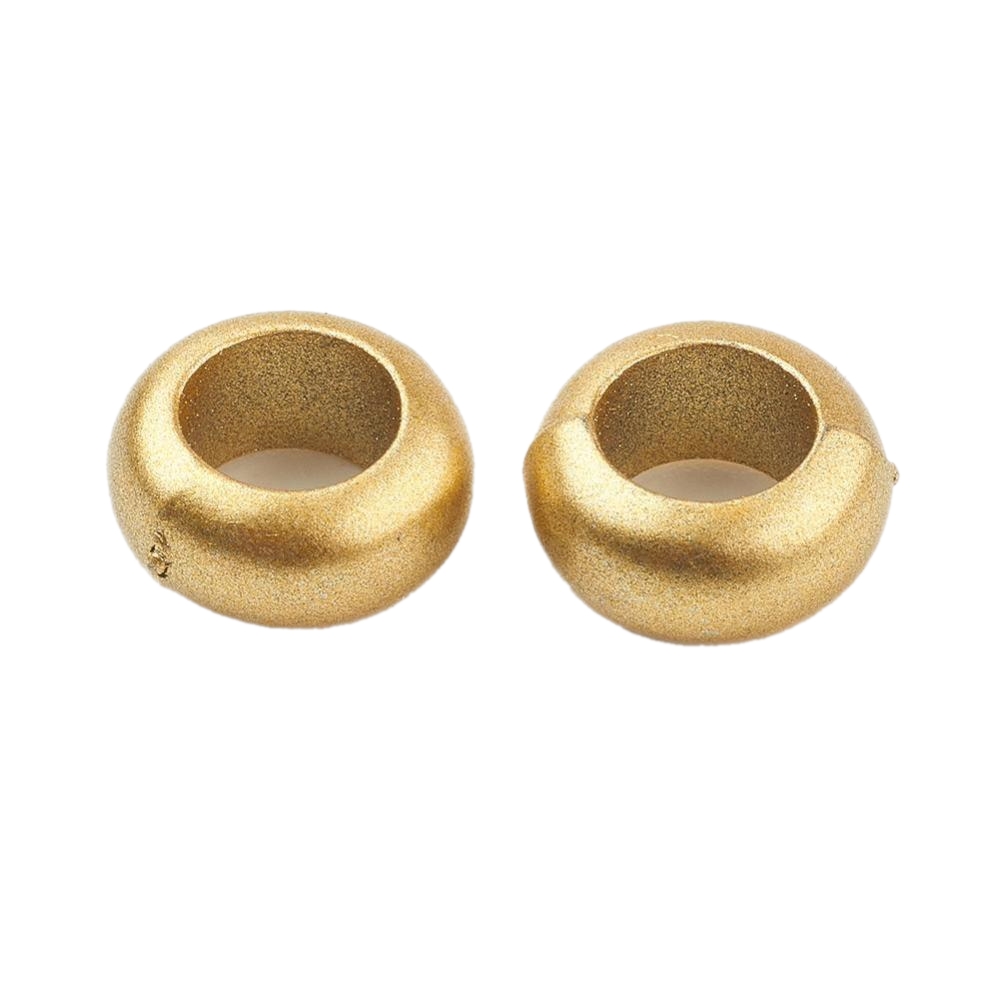 Rondela 10x4,5 mm rupa 6 mm, 12 kom. u pak, boja:mat zlatnaPL5