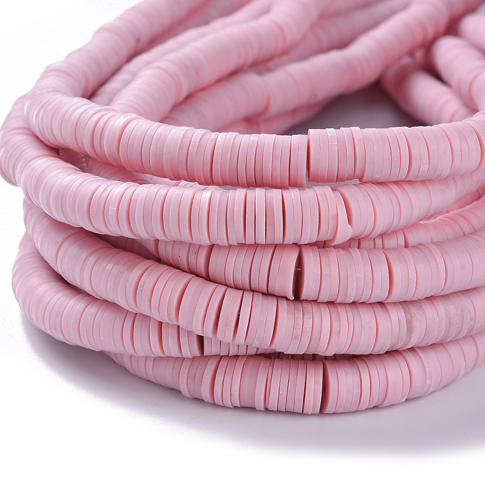 Niska polimer 45 cm, vel 6x1,2 mm,boja:staro roza PLC7