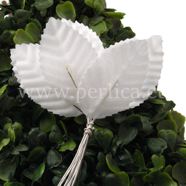 Pušlek listića 10 kom, 50 mm, boja:bijela