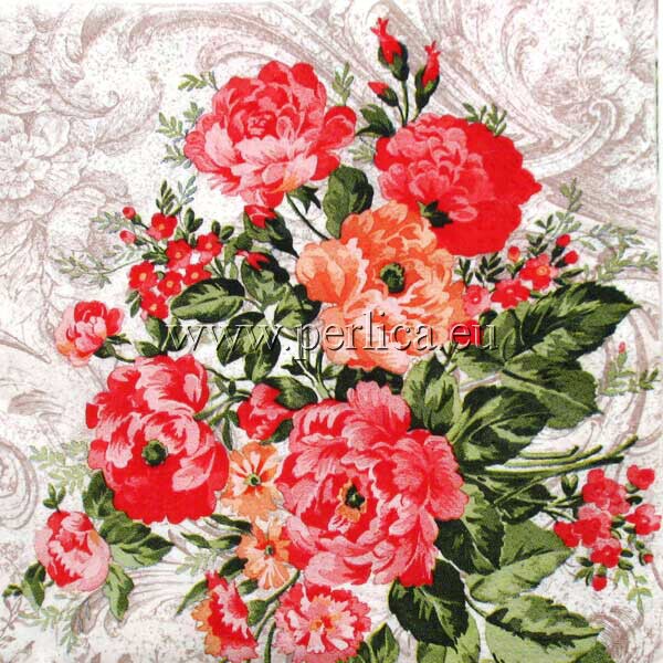 Salveta  Buket peoniaC47