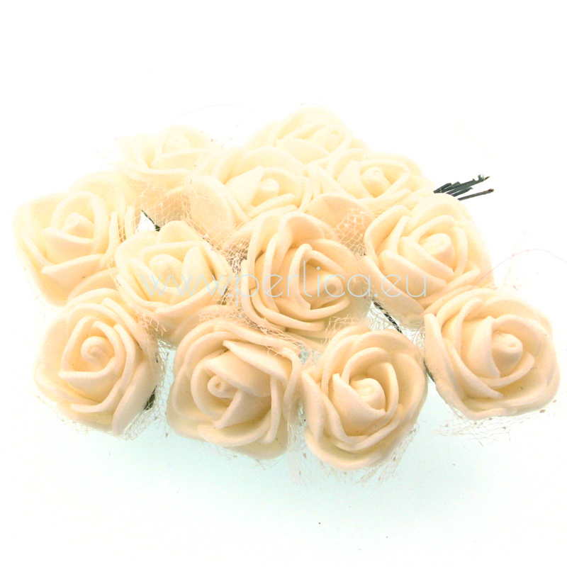 Cvijetici foam krem 12 kom, 20 mm