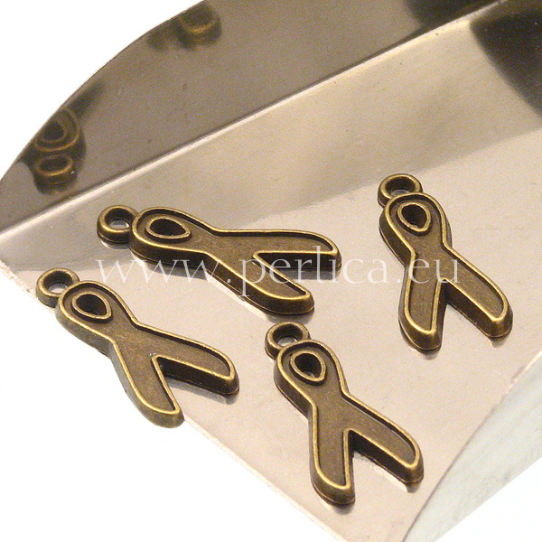 Privjesak Hope 20x8 mm, 6 kom, antik bronca, MD35