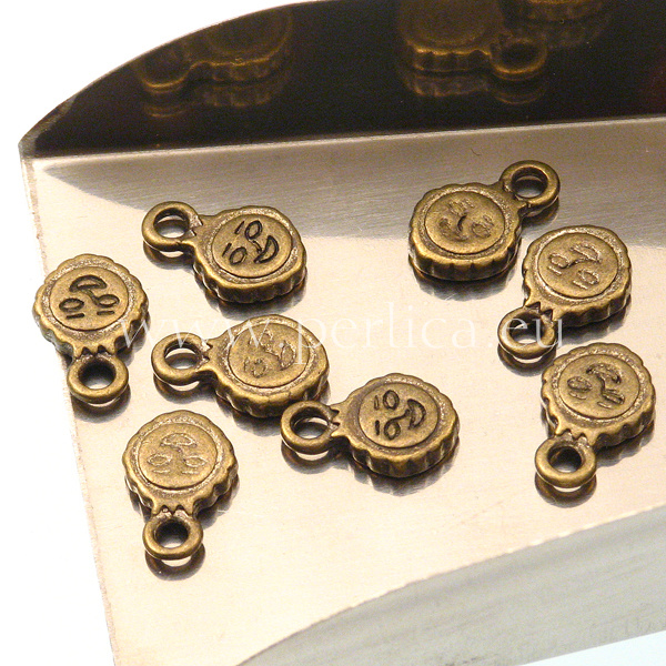 Privjesak Sunce 11x7 mm, 10 kom, MD35