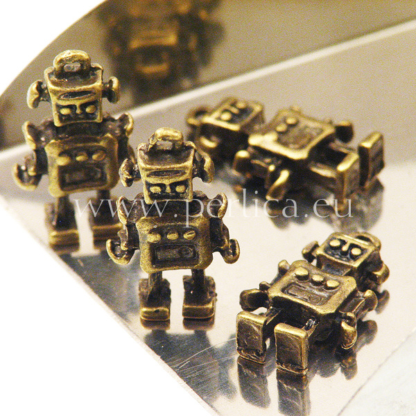 Privjesak Robot 17x10 mm, 4 kom, MD35