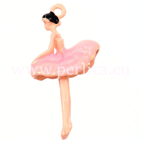 Privjesak "Balerina" 28x15 mm, 1 kom , EM2