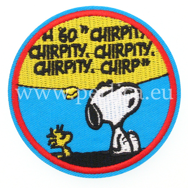 Tekst.zakrpa Snoopy 73 mm, ZK5