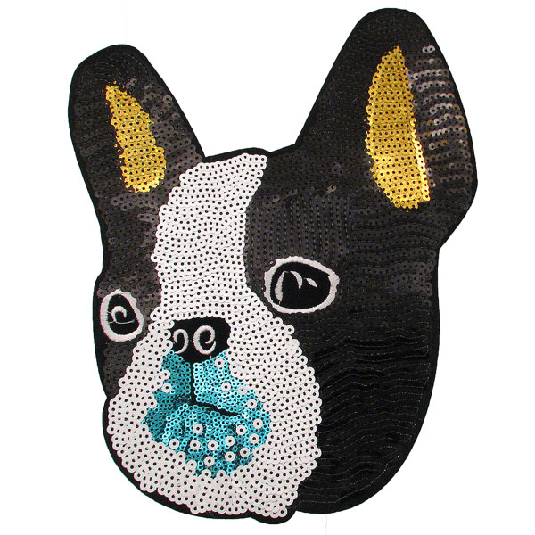 Zakrpa Boston terijer 28 x 20 cm